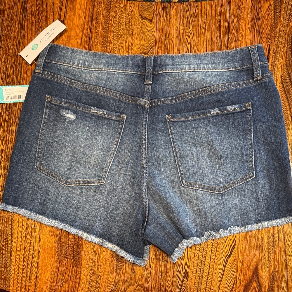 Pistola Blue Denim Shorts - Picture 5 of 6